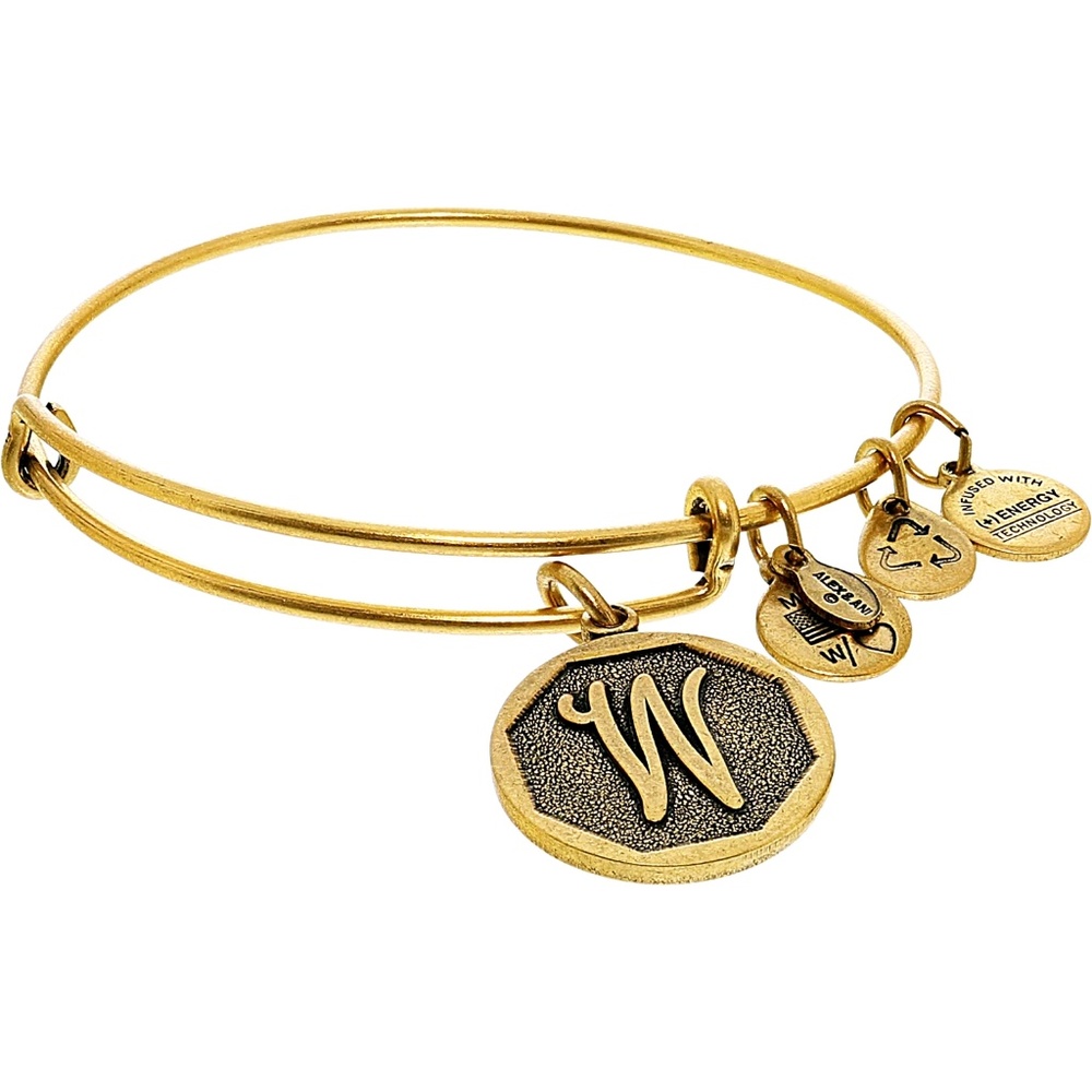 Alex & Ani W Initial Bracelet